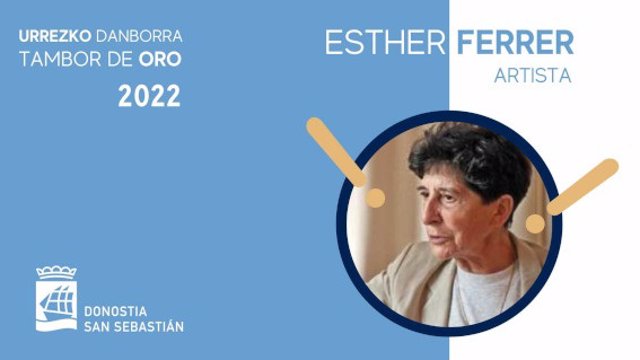 Esther Ferrer, 2022ko Urrezko Danborra