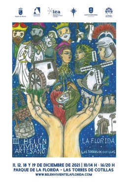 Cartel de la tercera edición del Belén Viviente Artesano de Las Torres de Cotillas
