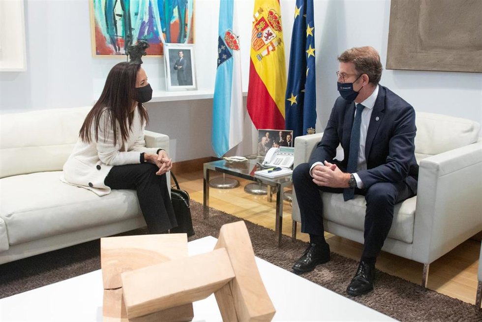 Feijóo se reúne con Beatriz Corredor.