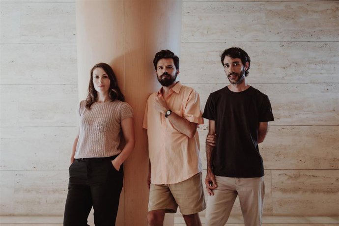 Archivo - Los miembros de Atresbandas Mnica Almirall, Albert Pérez y Miquel Segovia