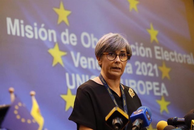Isabel Santos, jefa de la misión de observación de la UE en Venezuela