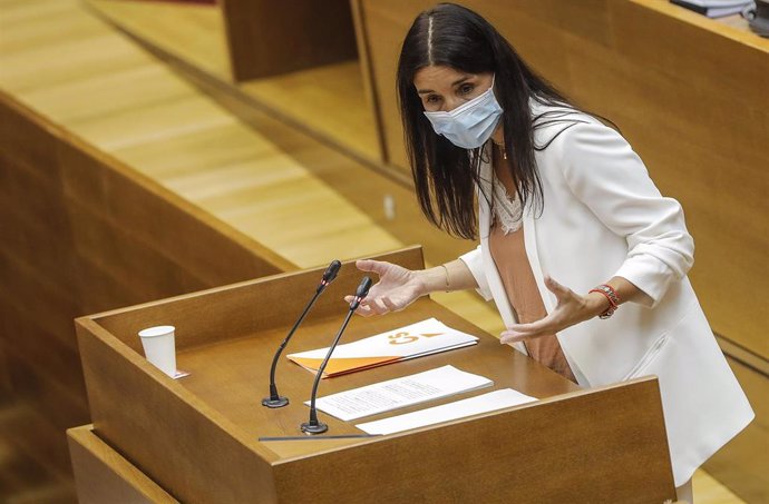 Archivo - La síndica de Ciudadanos (Cs) en Les Corts valencianas, Ruth Merino