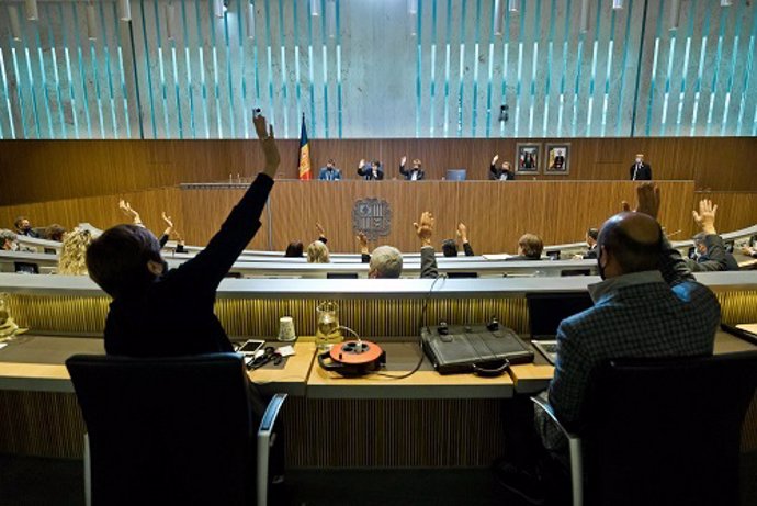 Votació del Consell General d'Andorra