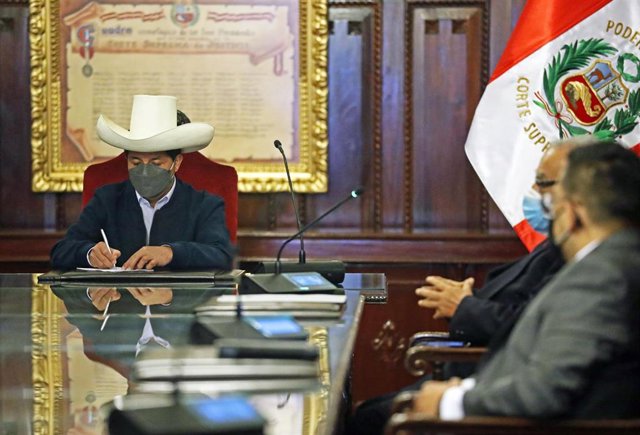 Archivo - El presidente de Perú, Pedro Castillo.