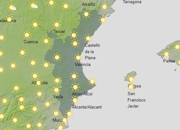Predicción del tiempo para este sábado 4 de noviembre