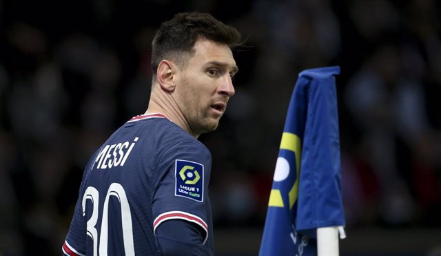 Lionel Messi of PSG during the French championship Ligue 1 football match between Paris Saint-Germain (PSG) and OGC Nice (OGCN) on December 1, 2021 at Parc des Princes stadium in Paris, France - Photo Jean Catuffe / DPPI