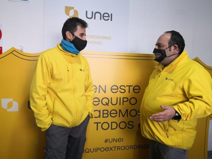 Trabajadores de la empresa andaluza UNEI dedicada a la integración laboral de personas con discapacidad y enfermedad mental