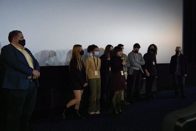 Miembros del Jurado Joven del Festival de Cine Inédito de Mérida.