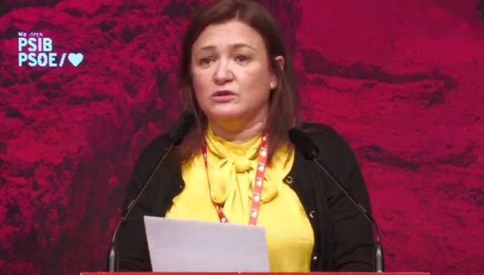 La secretaria general de la Federación Socialista de Mallorca, Mercedes Garrido.