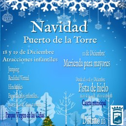Cartel programa Navidad Puerto de la Torre