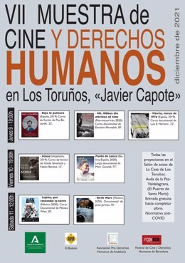 Cartel de la VII Muestra de Cine y Derechos Humanos en Los Toruños.