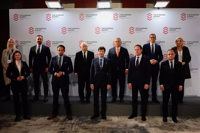 Dirigentes de formaciones conservadoras europeas reunidos en Varsovia