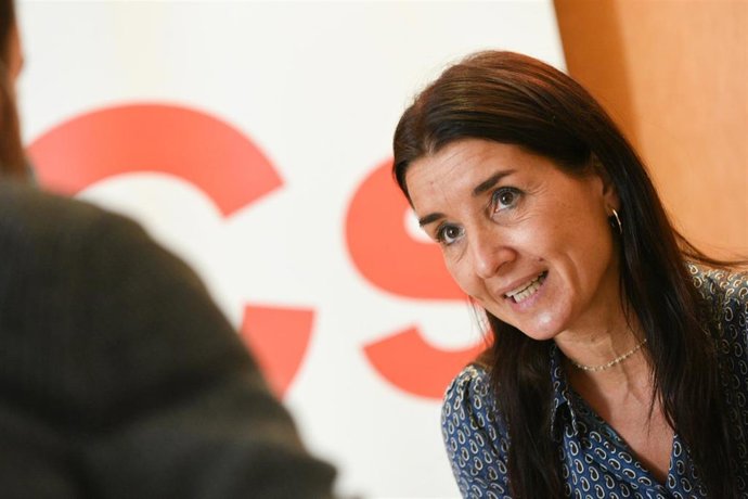 La síndica de Ciudadanos, Ruth Merino, en una entrevista con Europa Press
