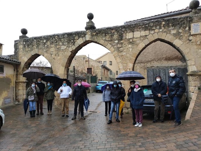 Participantes en las rutas a Sepúlveda y el Duratón.