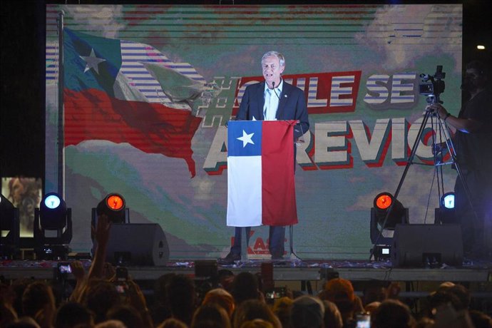 El candidato a las presidenciales de Chile José Antonio Kast