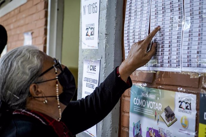 Colegio electoral en Tegucigalpa