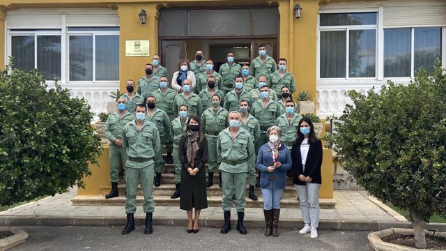 Curso de prevención de adicciones desarrollado por la Diputación de Almería y La Legión.