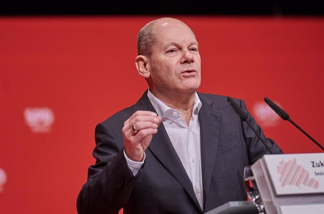 El futuro canciller de Alemania el socialdemócrata Olaf Scholz. 