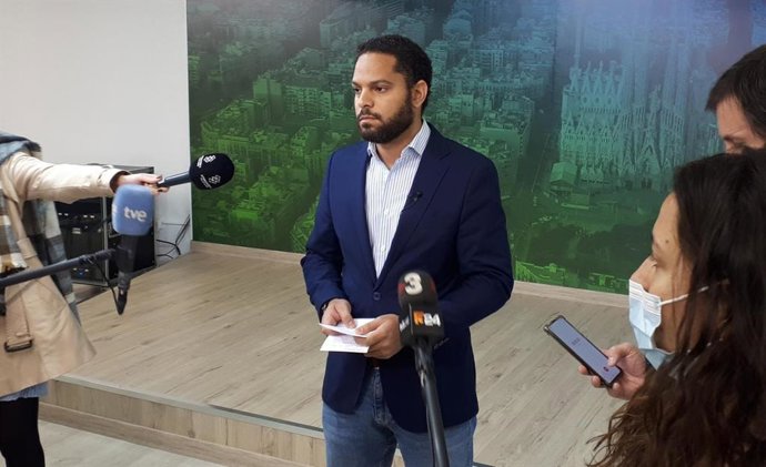 El líder de Vox en Catalunya, Ignacio Garriga