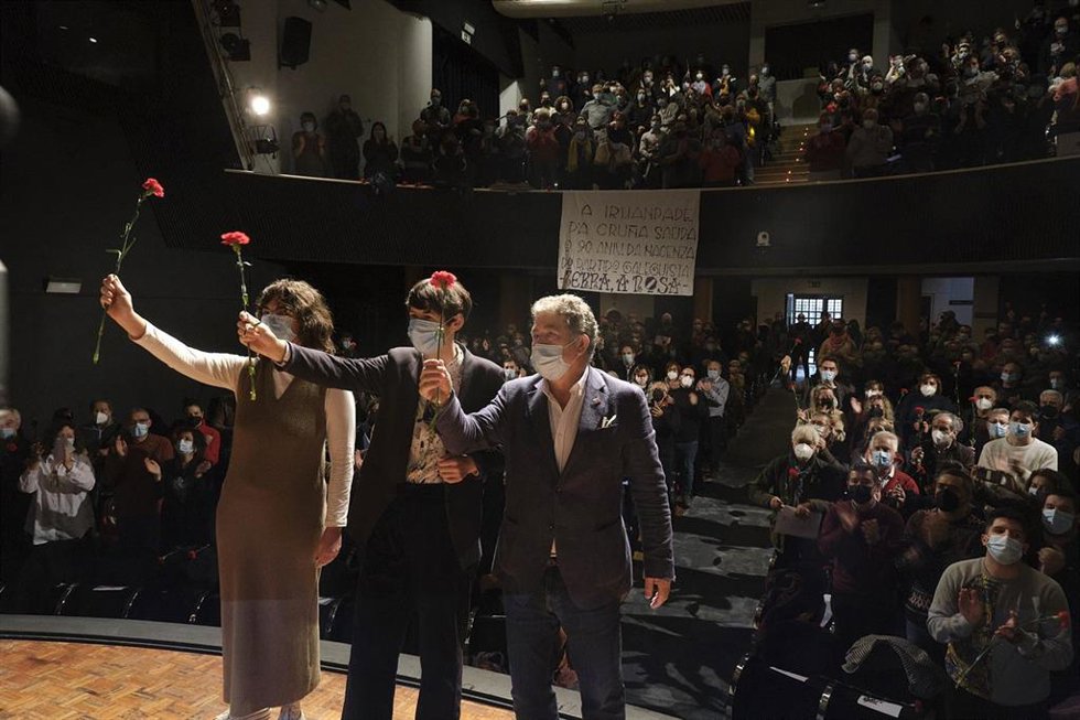 Pontón participa en un acto en Pontevedra.