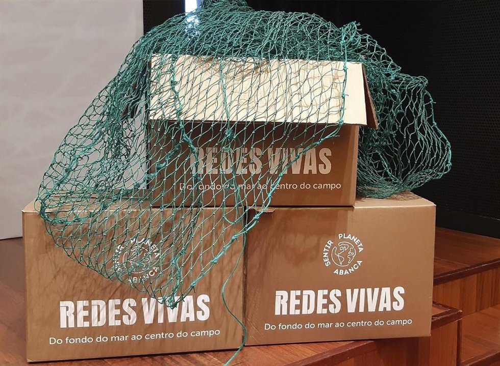 Redes de pesca recuperadas