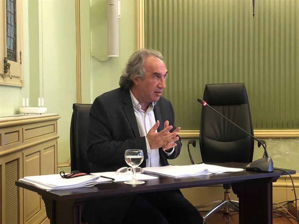 Archivo - El conseller de Educación y Formación Profesional, Martí March, en el Parlament en una imagen de archivo
