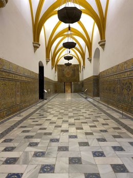 Estancia del Alcázar donde se ha celebrado la Muestra de Dulces de Convento.