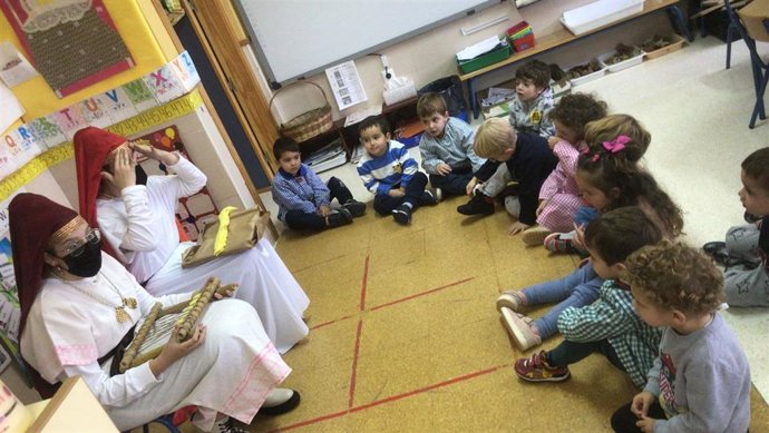 Una actividad del programa 'Vivir y sentir el patrimonio'.