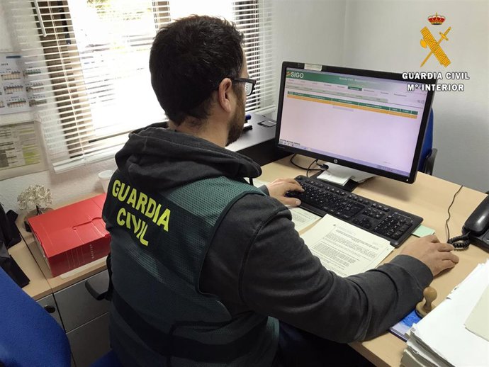 Un agente de la Guardia Civil.