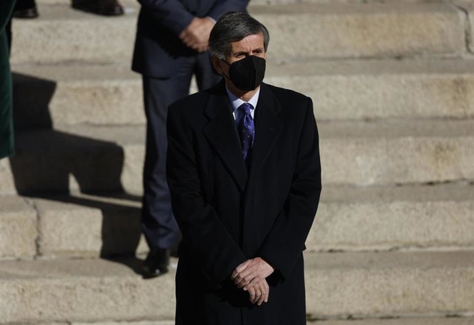 El presidente del Tribunal Constitucional, Pedro José González-Trevijano, en el acto institucional por el Día de la Constitución en el Congreso de los Diputados, a 6 de diciembre de 2021, en Madrid (España). El Congreso celebra este lunes el 43 anivers