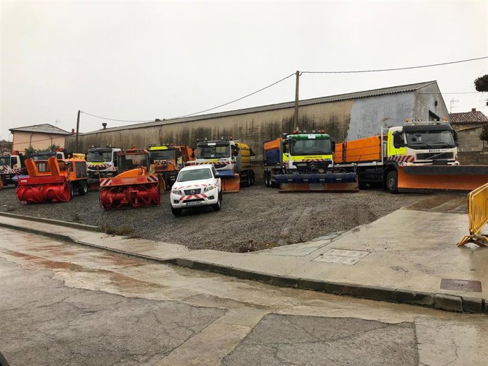 Archivo - Quitanieves en Cantabria