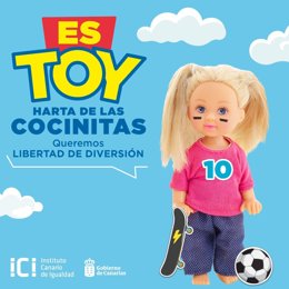 Campaña del Instituto Canario de Igualdad sobre juguetes no sexistas