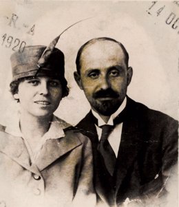 Archivo - Zenobia y Juan Ramón Jiménez.
