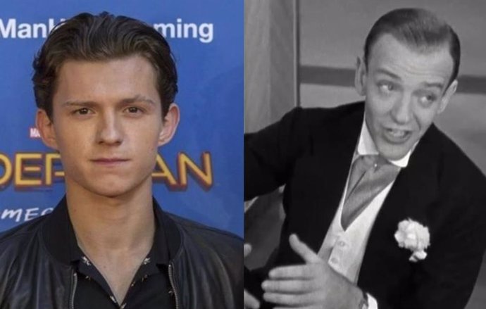 Tom Holland y Fred Astaire