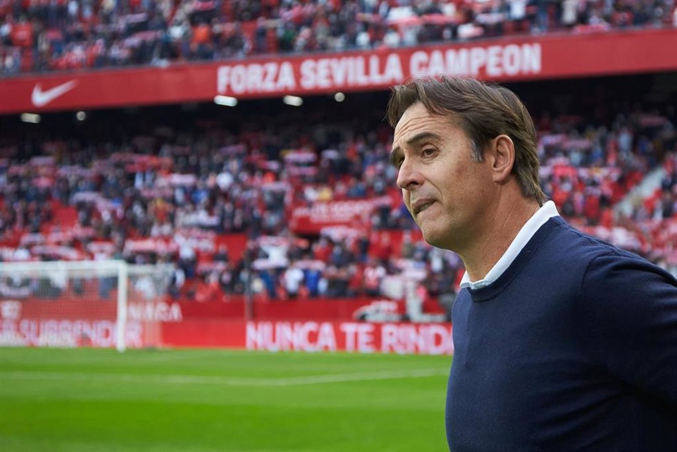 Julen Lopetegui, entrenador del Sevilla FC