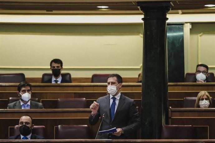 Archivo - El diputado nacional del PP por Almería Miguel Ángel Castellón.