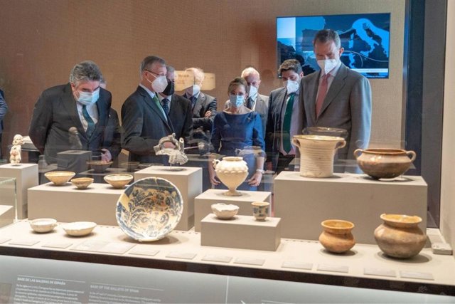 Foto de archivo de la inauguración por Felipe VI el pasa mes de mayo del Museo Foro Romano Molinete