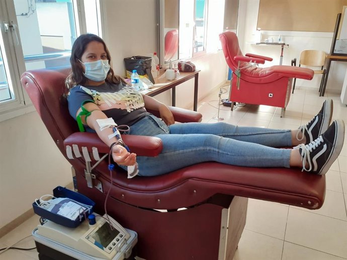 Donante de sangre en Canarias