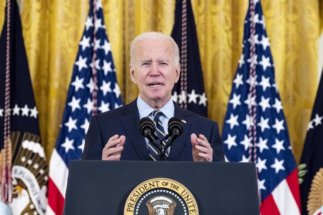 06 December 2021, US, Washington: US President Joe Biden delivers remarks on how the Build Back Better Act will lower the costs of prescription drugs for millions of Americans during an event at the East Room of the White House. Photo: Michael Brochstein/