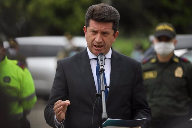 Archivo - El ministro de Defensa de Colombia, Diego Molano. 