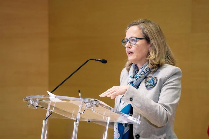 La vicepresidenta primera del Gobierno y ministra de Asuntos Económicos y Transformación Digital, Nadia Calviño