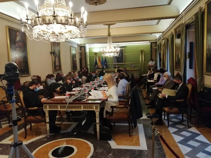 Pleno del Ayuntamiento de Oviedo.