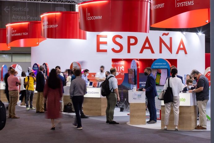 Pabellón de España, organizado por Red.Es en el Mobile World Congress.