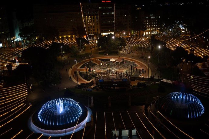 Las luces de Navidad en Barcelona este 2021.