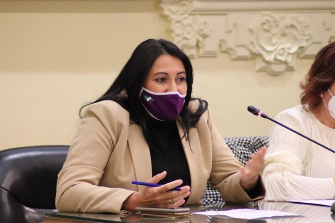 La secretaria de Acción Institucional de Podemos Andalucía, Alejandra Durán