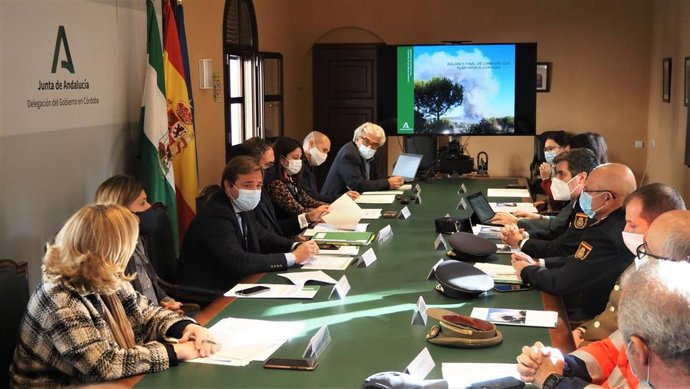 El delegado del Gobierno de la Junta de Andalucía en Córdoba, Antonio Repullo, preside el Comité Asesor Provincial del Plan Infoca.