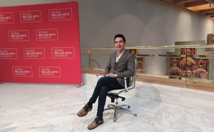El director del Museo de Bellas Artes de Valncia, Pablo González Tornel, durante la presentación de las exposiciones temporales de 2022