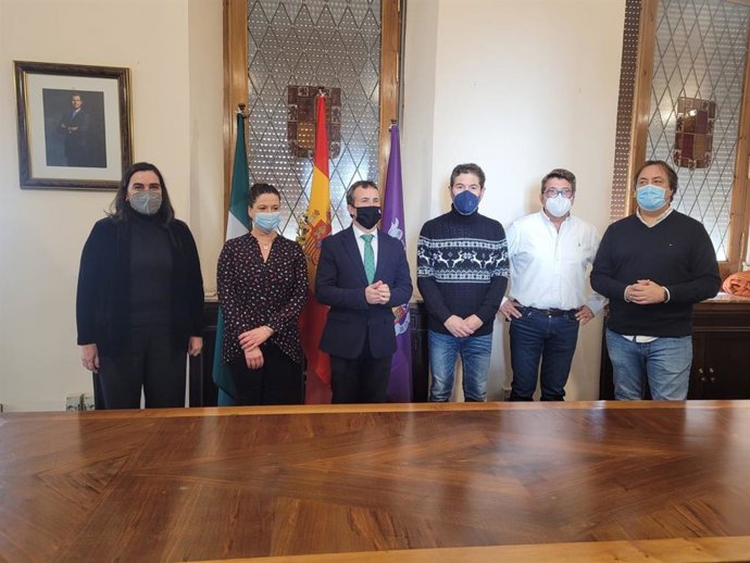 Recepción a los representantes de los Reyes Magos.