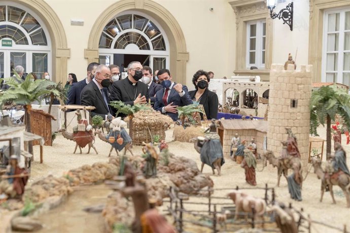 Inauguración del belén de la Diputación de Almería.