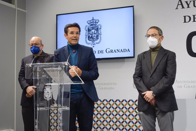 Francisco Herrera, Francisco Cuenca, y Miguel Ángel Fernández Madrid